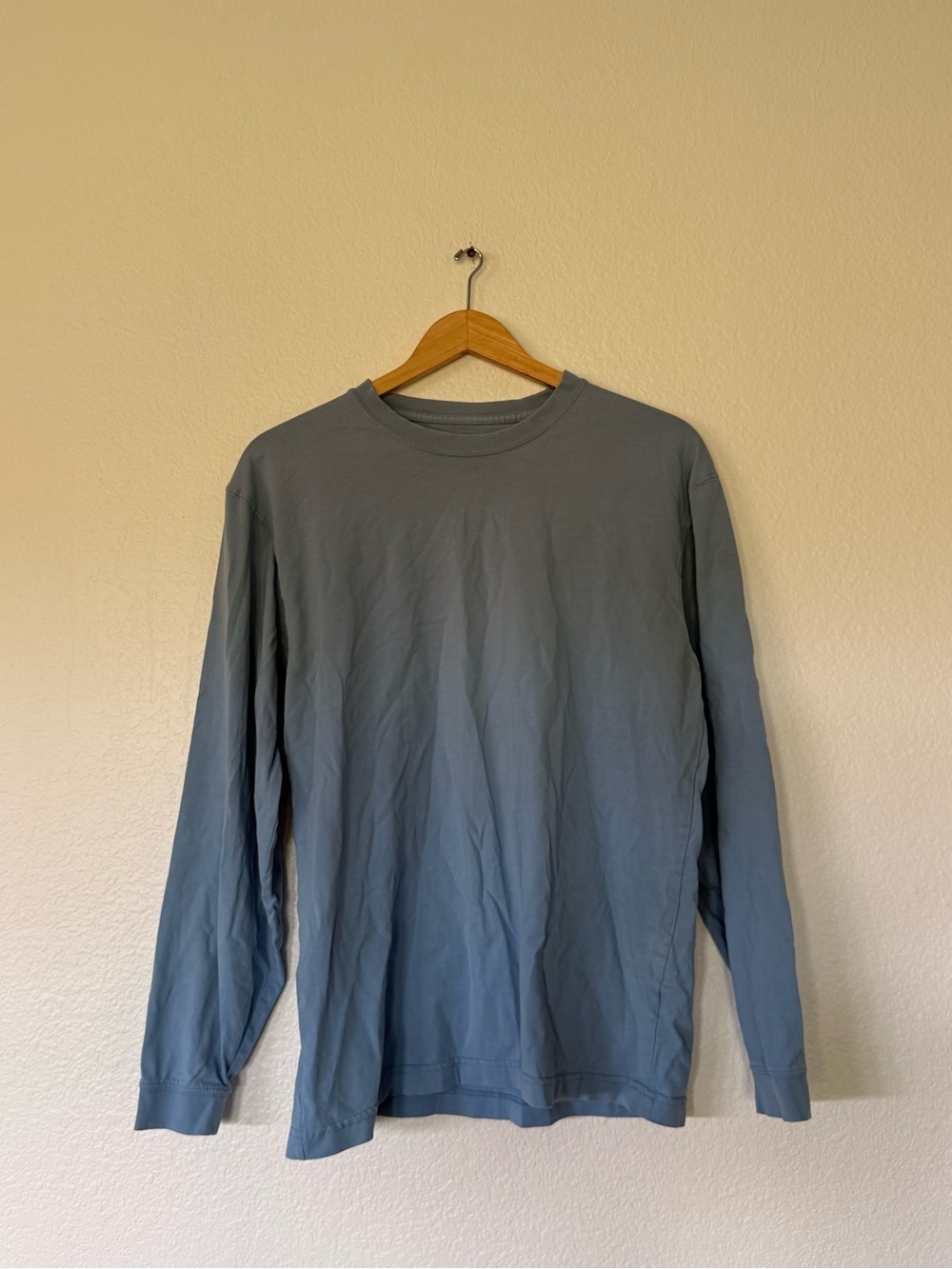 LL Bean blue long sleeve shirt